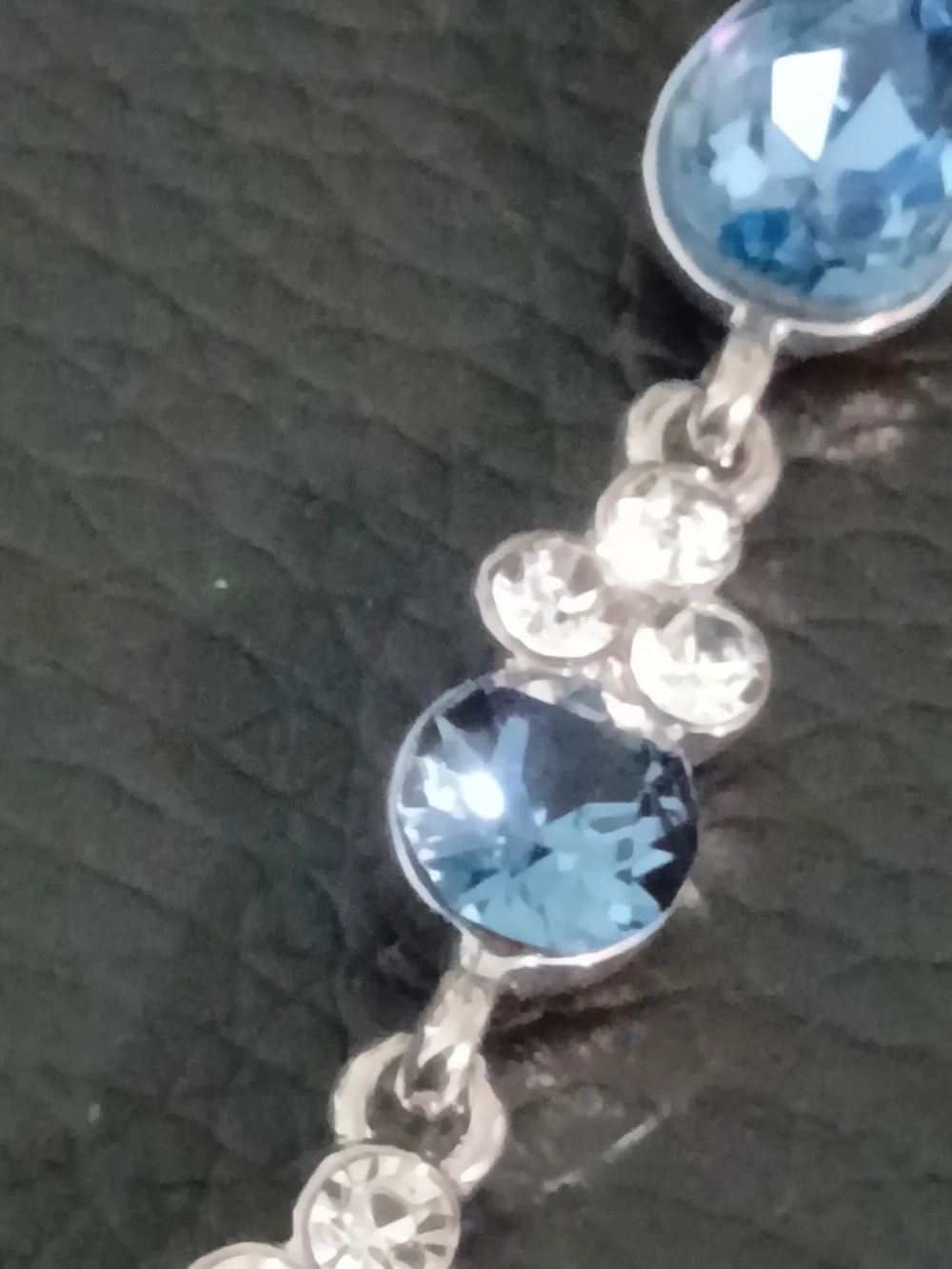 Givenchy blue crystal